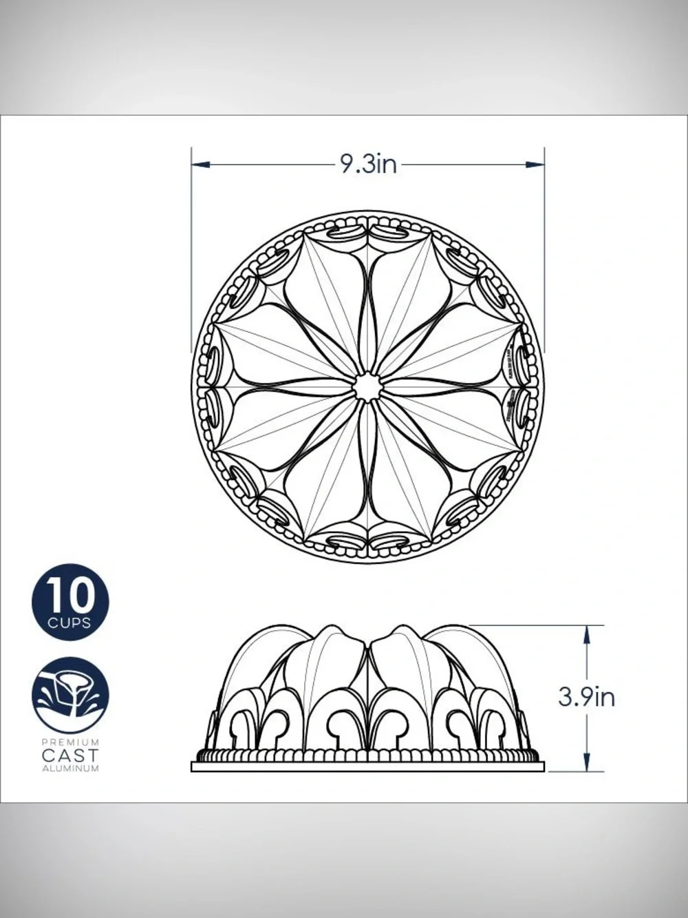Nordic Ware Fleur de Lis Bundt Pan